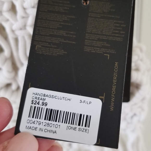 NWT Forever 21 Macrame Handbag Purse - Picture 5 of 7